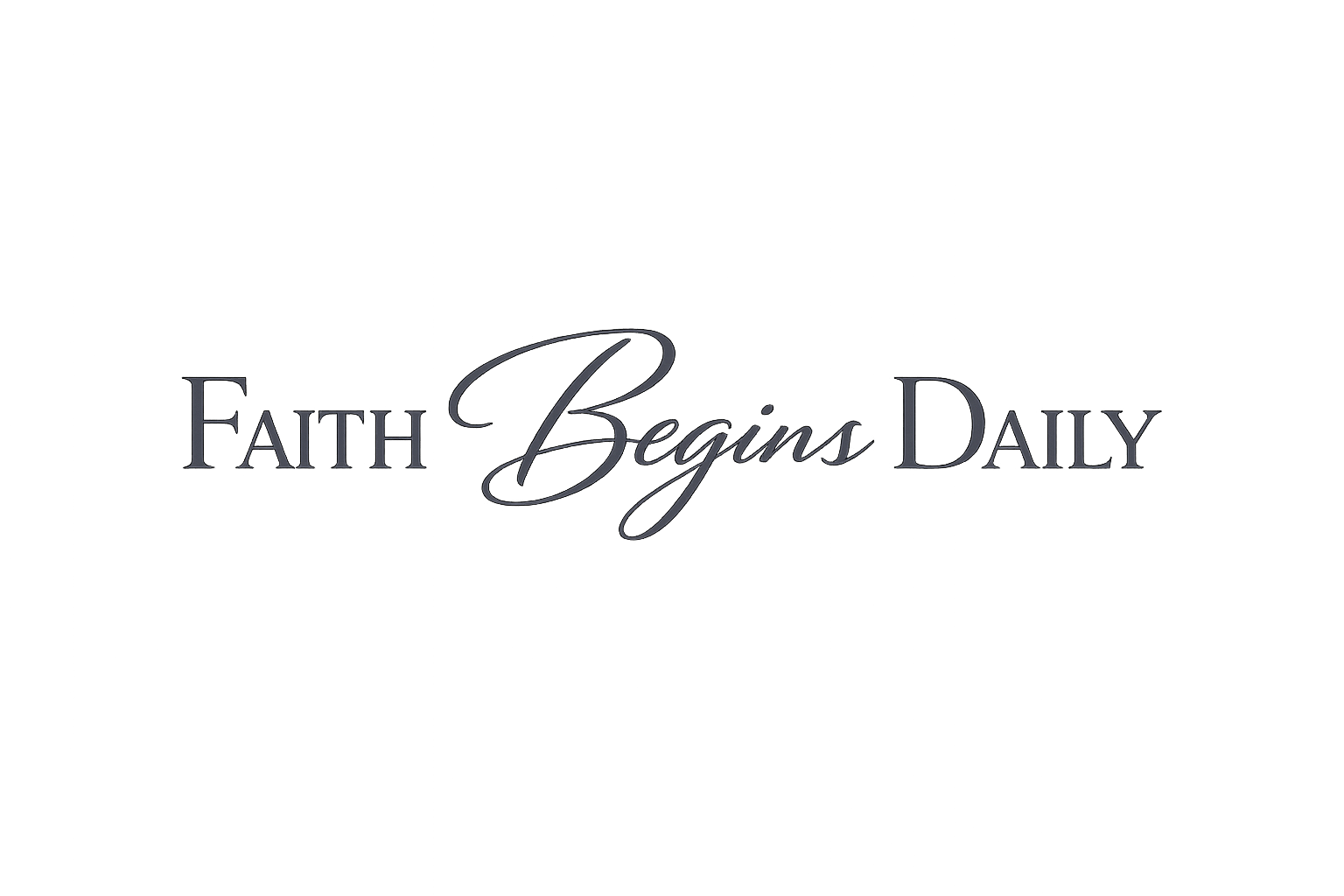 Faith Begins Daily logo